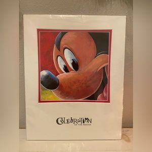 Disney Parks Colorful Mickey Print Wall Art by Brian Blackmore 
New